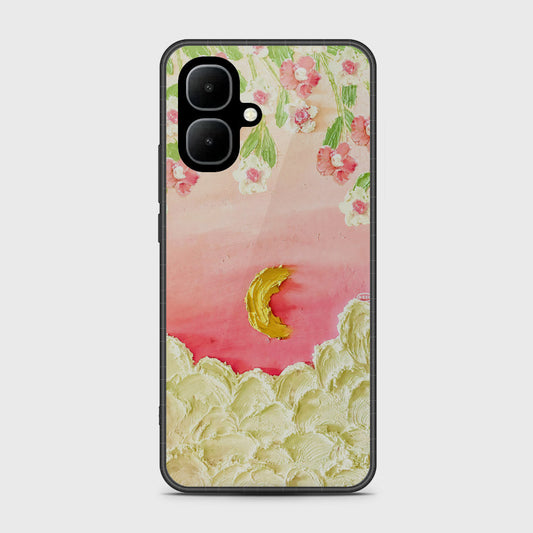 Infinix Smart 10 Cover - Floral Series - Design 7 - Pink & Yellow - HQ Premium Shine Durable Shatterproof Case