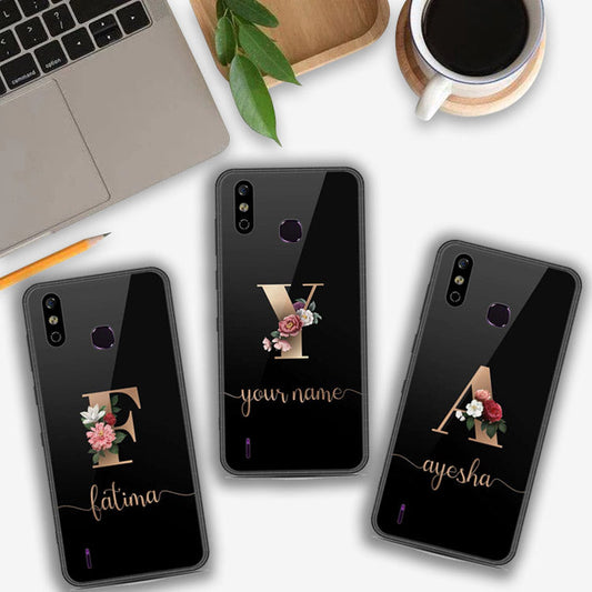 Infinix Smart 4 Cover - Personalized Alphabet Series - HQ Premium Shine Durable Shatterproof Case