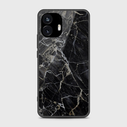 Nothing Phone 2 - Black Marble Series - HQ Premium Shine Durable Shatterproof Case