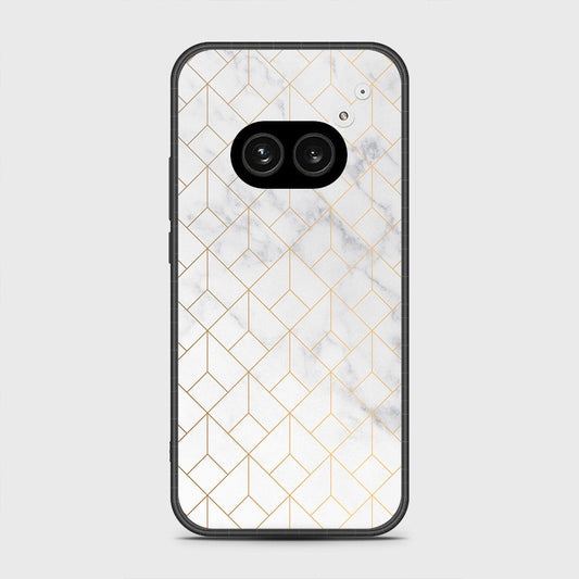 Nothing Phone 2a - White Marble Series 2 - HQ Premium Shine Durable Shatterproof Case