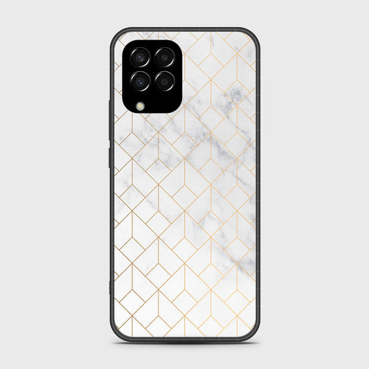 Samsung Galaxy M33 - White Marble Series 2 - HQ Premium Shine Durable Shatterproof Case