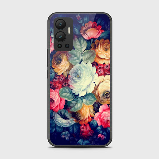 Infinix Hot 12 Cover- Floral Series 2 - D1 -  HQ Premium Shine Durable Shatterproof Case ( Fast Delivery )