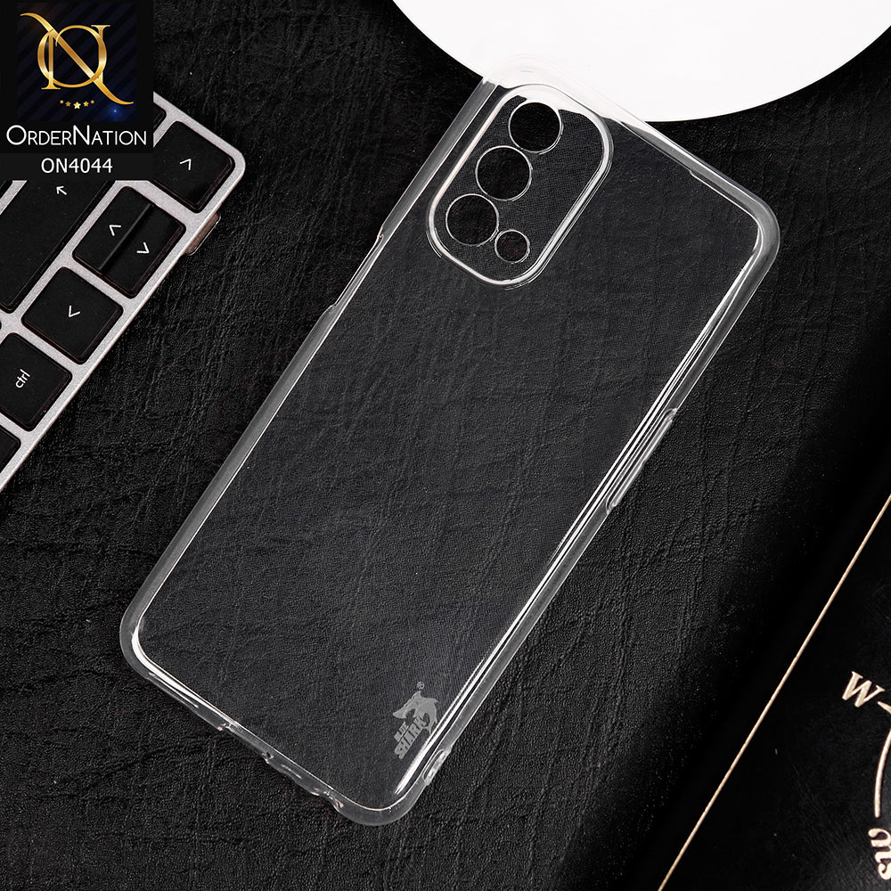 Cover Per OPPO Reno 8 Lite / OnePlus Nord 20 5G – Custodia Rigida PC + TPU Morbido, Antiurto 360°, Trasparente Con Bordo Nero