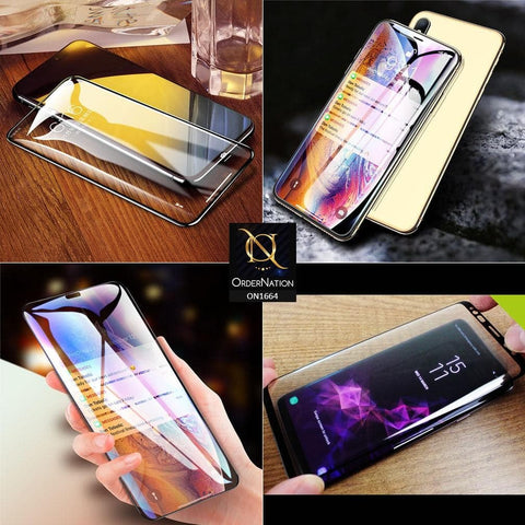 iPhone 15 Cover - Black - Xtreme Quality 9D Tempered Glass With 9H Hardness