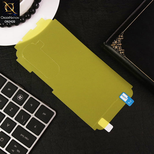 Infinix Hot 50 Pro Back Sheet - Transparent Hydro Jell Skin Film Unbreakable Back Sheet
