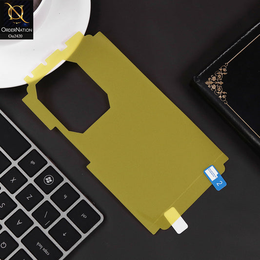 Infinix Note 50 4G Cover - Protector -  Transparent Hydro Jell Skin Film Unbreakable Back Protector Sheet