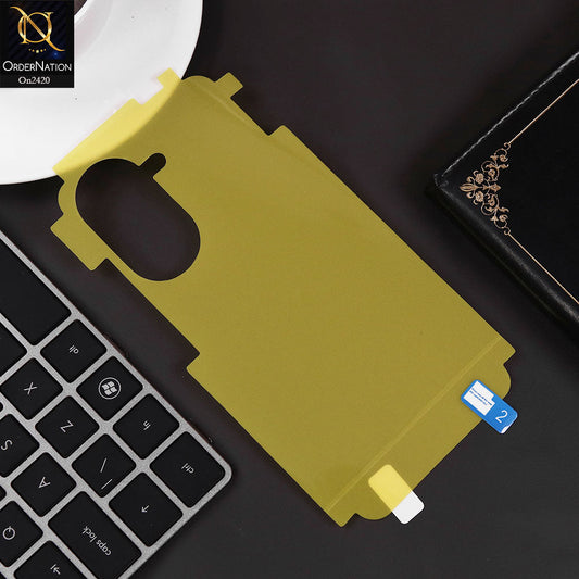 Xiaomi Redmi A5 4G Cover - Protector -  Transparent Hydro Jell Skin Film Unbreakable Back Protector Sheet