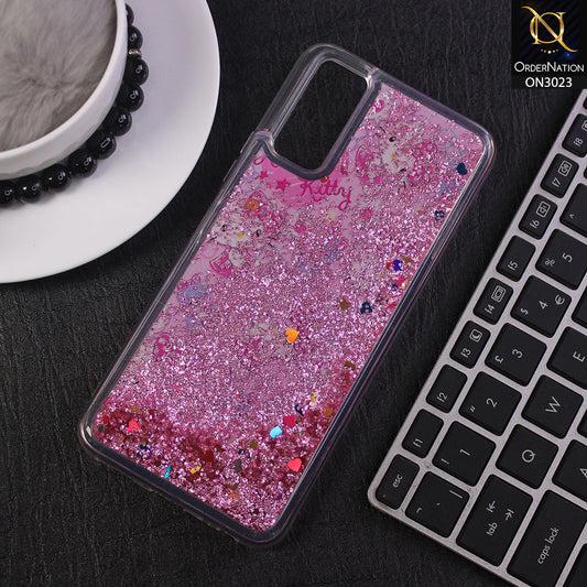 Vivo Y20 Cover - Design 7 - Trendy Bling Liquid Glitter Soft Case