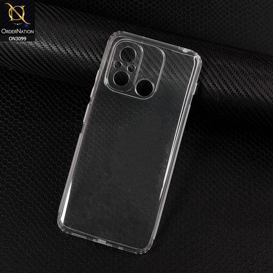Xiaomi Redmi 12C Cover - Soft 4D Design Shockproof Silicone Transparent Clear Camera Protection Case