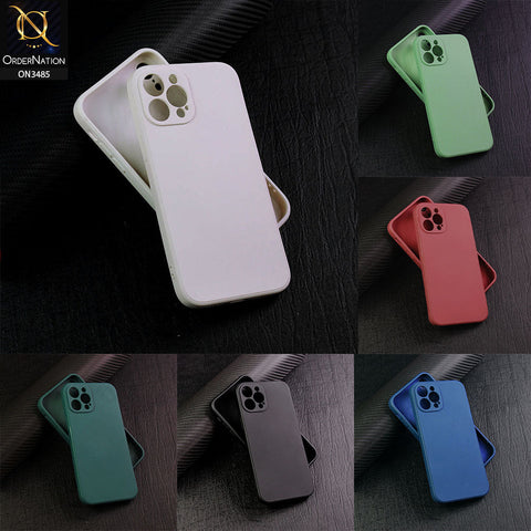Oppo A38 Cover - Red - ONation Silica Gel Series - HQ Liquid Silicone Elegant Colors Camera Protection Soft Case
