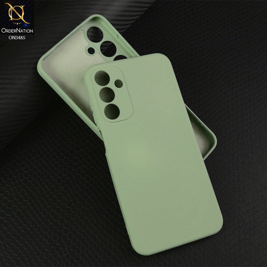 Samsung Galaxy A15 5G Cover - Light Green - ONation Silica Gel Series - HQ Liquid Silicone Elegant Colors Camera Protection Soft Case