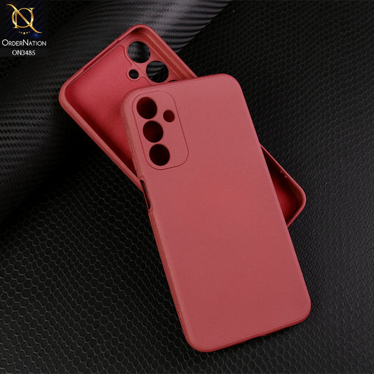 Samsung Galaxy A15 5G Cover - Red - ONation Silica Gel Series - HQ Liquid Silicone Elegant Colors Camera Protection Soft Case