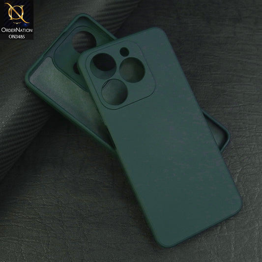 Realme C61 - Green - ONation Silica Gel Series - HQ Liquid Silicone Elegant Colors Camera Protection Soft Case