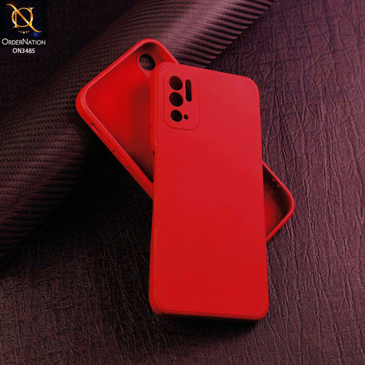 Xiaomi Redmi Note 10 5G Cover - Dark Red - ONation Silica Gel Series - HQ Liquid Silicone Elegant Colors Camera Protection Soft Case