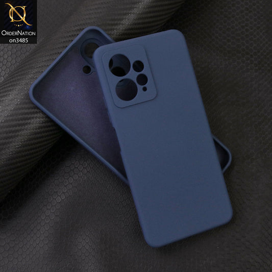 Xiaomi Redmi Note 12 4G Cover - Blue - ONation Silica Gel Series - HQ Liquid Silicone Elegant Colors Camera Protection Soft Case