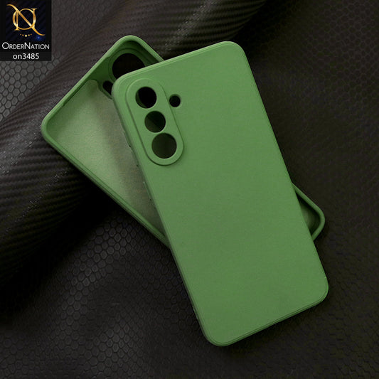 Samsung Galaxy A36 Cover - Light Green - ONation Silica Gel Series - HQ Liquid Silicone Elegant Colors Camera Protection Soft Case