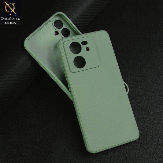 Xiaomi 13T Cover - Light Green - ONation Silica Gel Series - HQ Liquid Silicone Elegant Colors Camera Protection Soft Case