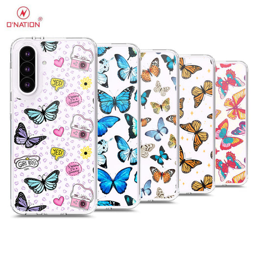 Samsung Galaxy A56 Cover - O'Nation Butterfly Dreams Series - 9 Designs - Clear Phone Case - Soft Silicon Borders