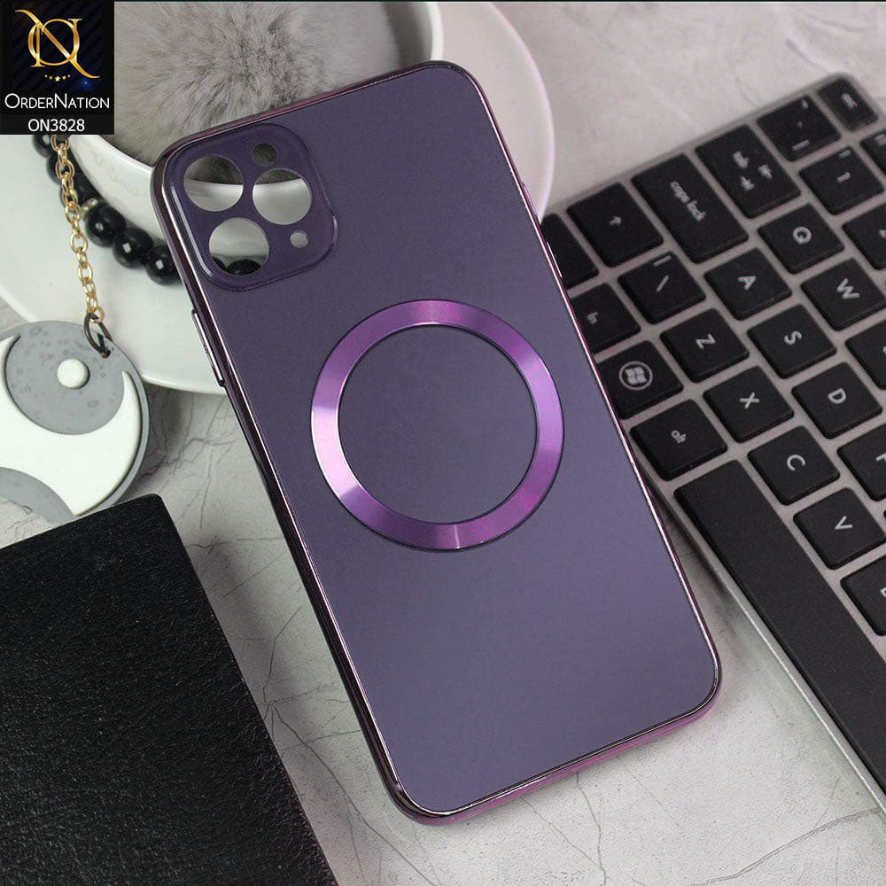 iPhone 11 Pro Max Cover Purple New MagSafe Electroplating