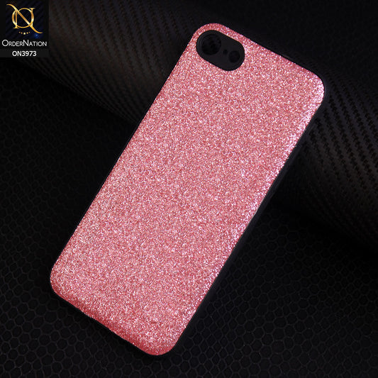 iPhone SE 2022 Cover - Pink - New Bling Bling Shiny Sparkle Soft Silicone Protective Case