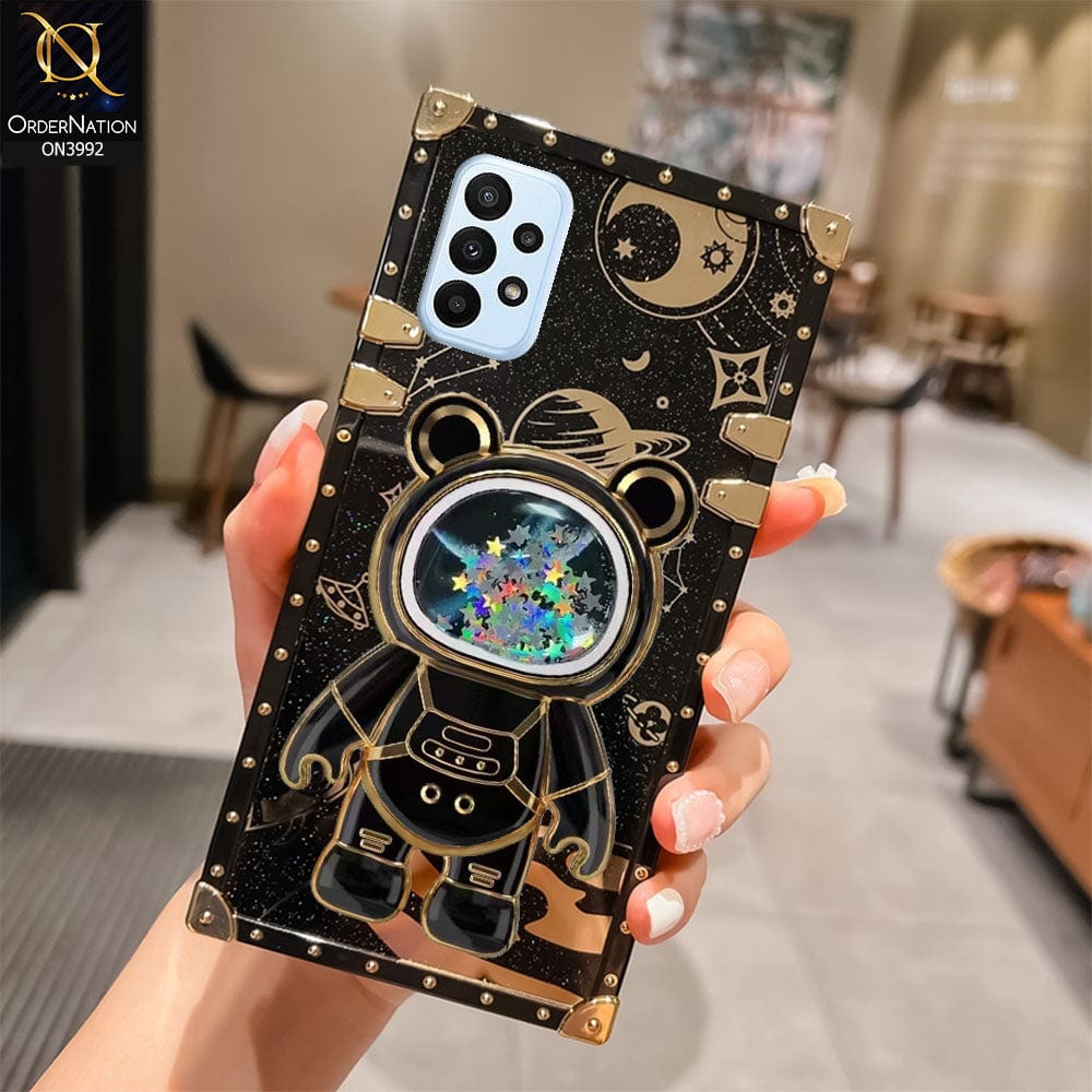 Samsung Galaxy A23 5G Cover - Black - New Luxury Space Case With Astro Samsung Galaxy A23 5G Cover - Black - New Luxury Space Case With Astro
