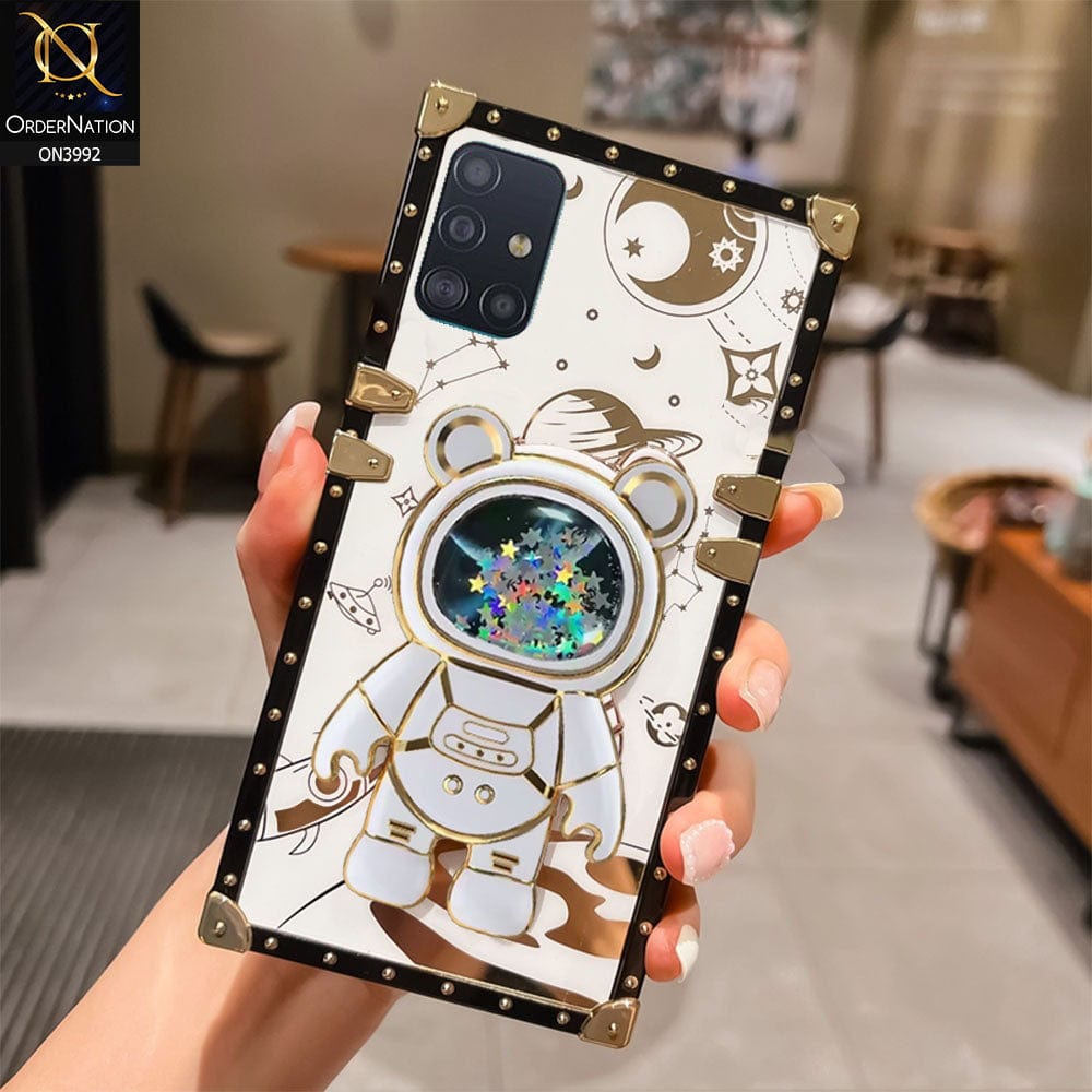 Samsung Galaxy A51 Cover White New Luxury Space Case With