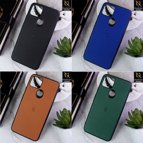 Google Pixel 4a - Green - New Soft Borders Dotted Rubber Case