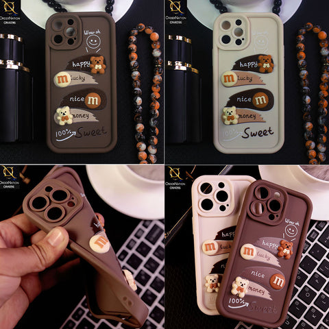 iPhone 14 - Chocolate Brown - ONation Silica Gel Series - HQ Liquid Silicone Elegant Colors Camera Protection Soft Case