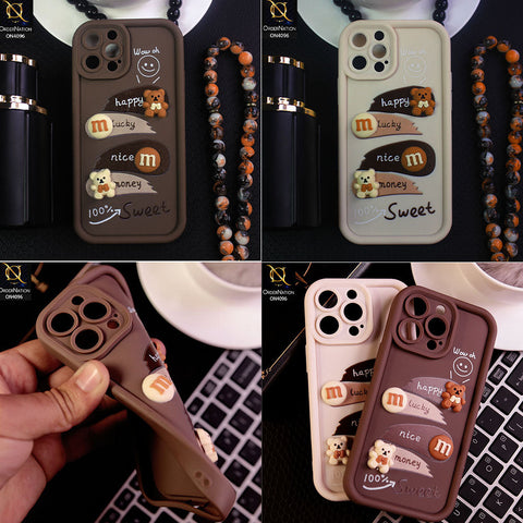 iPhone 15 -  Chocolate Brown - ONation Silica Gel Series - HQ Liquid Silicone Elegant Colors Camera Protection Soft Case