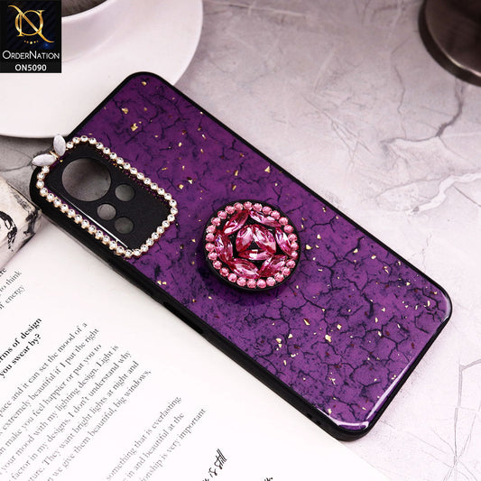 Infinix Note 11 Cover - Design7 - Bling Series - Glitter Foil Soft Border Case With Holder(Glitter Does Not Move)