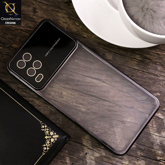 Oppo A54 4G Cover - Black - New Color Electroplating Borders Camera Lens Soft Transparent Case