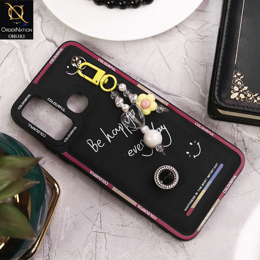 Infinix Hot Cover Black New Colorful Candy Colors Happiness