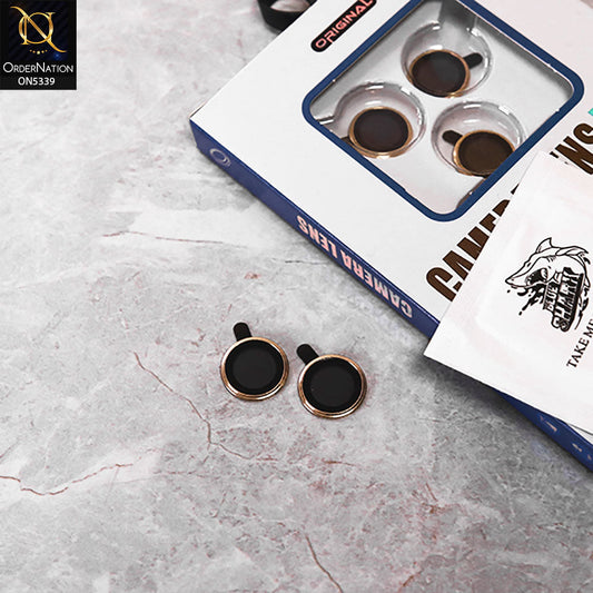 Iphone 11 Camera Protector - Golden - Blue Shark 3D AntI Scratch ProtectIve camera Protector