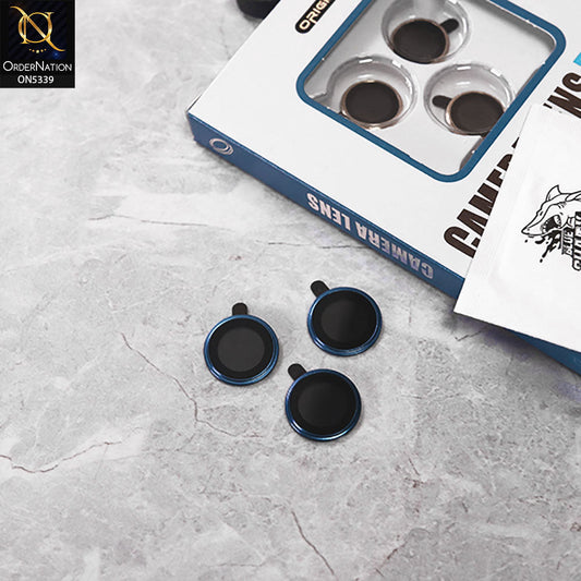 Iphone 13 pro Camera Protector - Blue - Blue Shark 3D AntI Scratch ProtectIve camera Protector