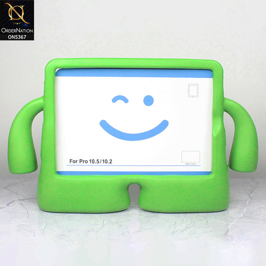 iPad Air (1st gen) 9.7-inch (2013) Cover - Green - Protective for Children's TABLET Special Anti-Aid Rubber Case Stand