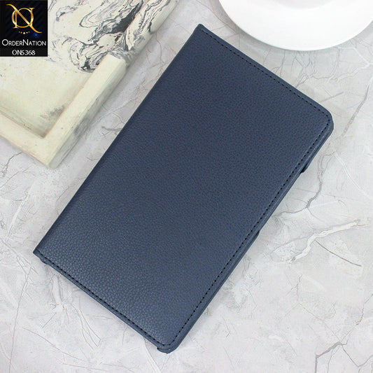 Lenovo Tab 4 8 Cover - Blue - 360 Rotating Pu Leather Flip Smart Protective Cover Casing