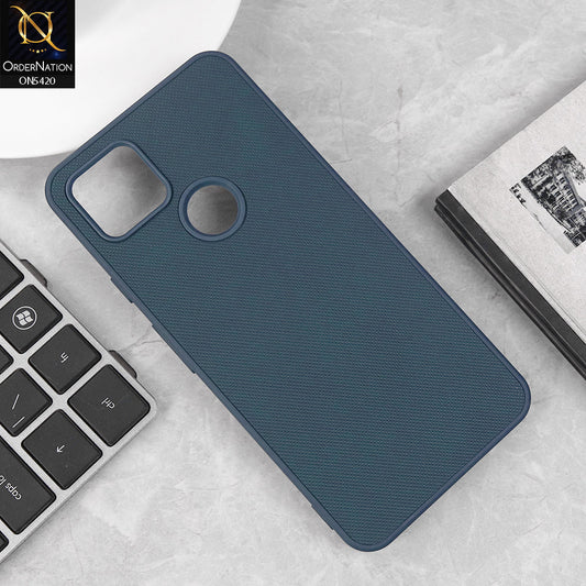 Google Pixel 5a 5G Cover - Blue - New Dotted Leather Texture Soft Borders Case