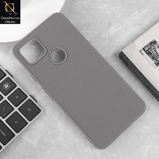 Google Pixel 5a 5G Cover - Gray - New Dotted Leather Texture Soft Borders Case