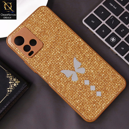 Vivo Y21a Cover - Brown - New Butterfly Soft Case With Camera Protection