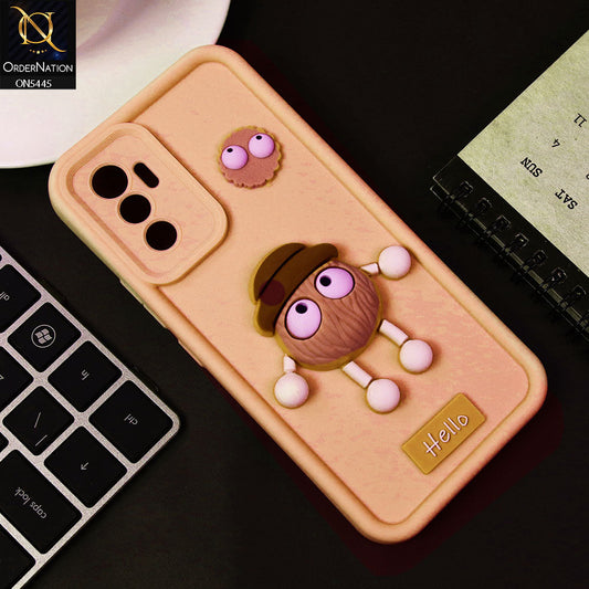 Vivo S10e Cover - Light Pink - Cute 3D Cartoon Soft Case