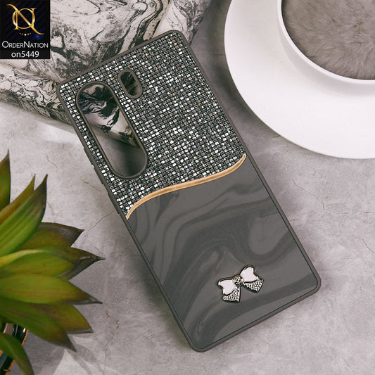 Tecno Camon 40  Cover - Gray - Shiny Glitter Bling Texture Soft Case
