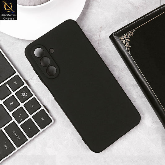 Samsung Galaxy A56 Cover - Black - Soft Shockproof Silica Gel Case With Camera Protection Case