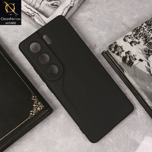 Tecno Camon 40 Cover - Black - New Soft Silicone Case With Camera Protection
