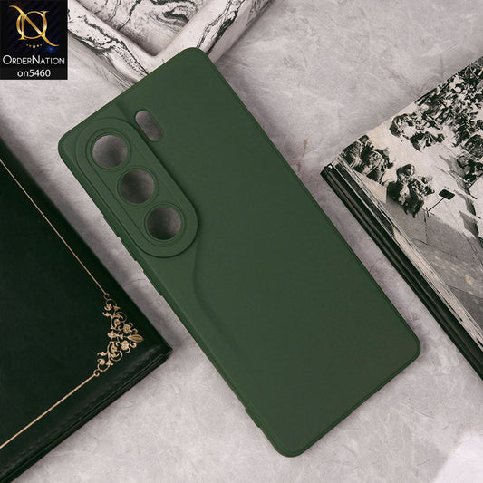 Tecno Camon 40 Cover - Green - New Soft Silicone Case With Camera Protection