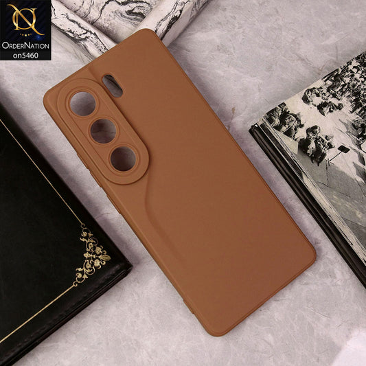 Tecno Camon 40 Pro Cover - Brown - New Soft Silicone Case With Camera Protection