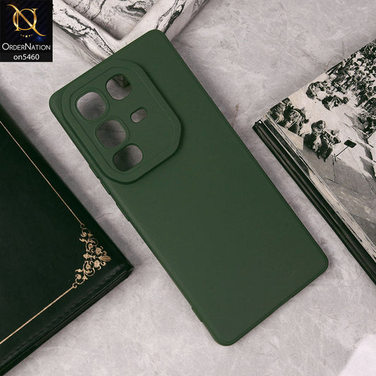 Infinix Note 50 4G Cover - Green - New Soft Silicone Case With Camera Protection