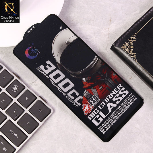 Tecno Spark 20 Screen Protector - Black - Premium G-tel 300CC Tempered High Quality Big Corner Screen Protector