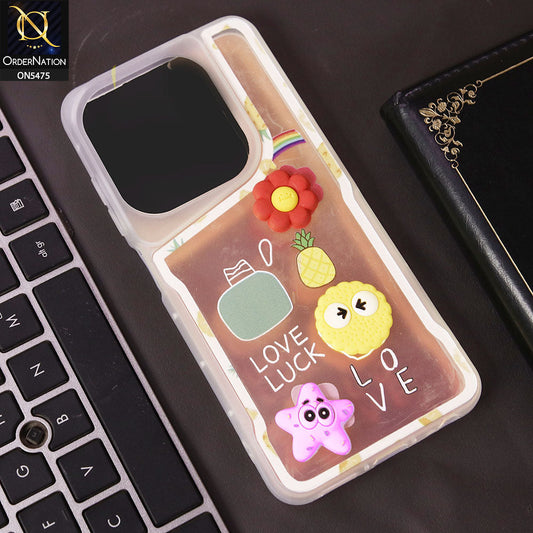 Itel P55 4G Cover - Design 2 - New Shiny Soft Cartoon Case