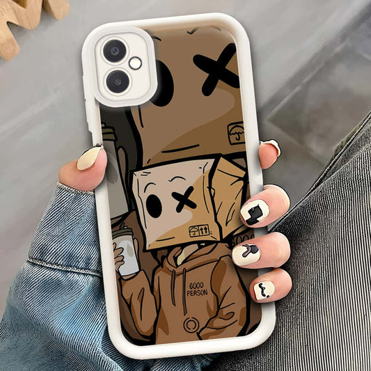 Samsung Galaxy A06  - Offwhite - D4 - ONation Step Up Series - HQ Liquid Silicone Soft Case