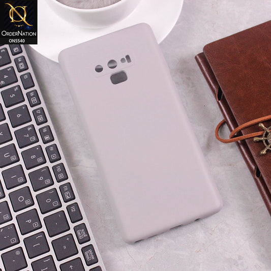 Samsung Galaxy Note 9 Cover - Gray -  New Premium High Quality Matte Sillica Gel Soft Case